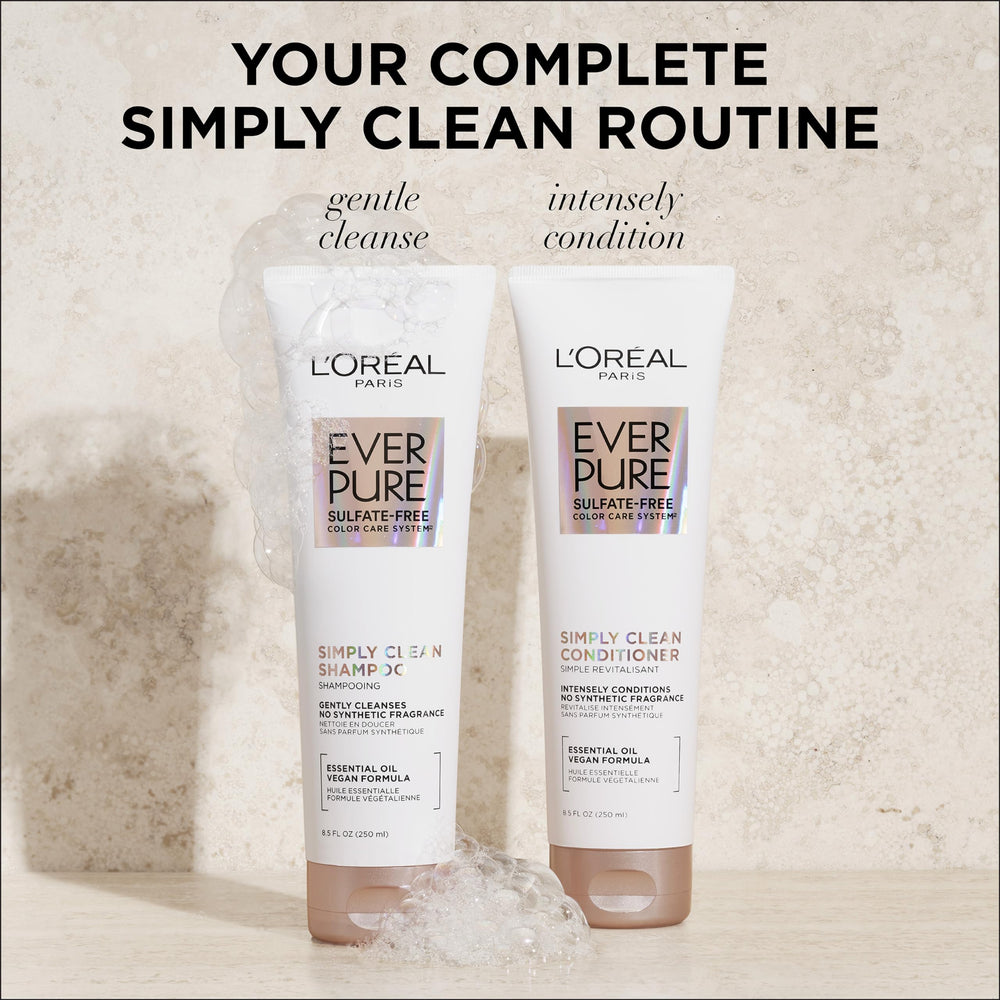 L'Oreal Paris EverPure Simply Clean: cuidado del color vegano y libre de químicos