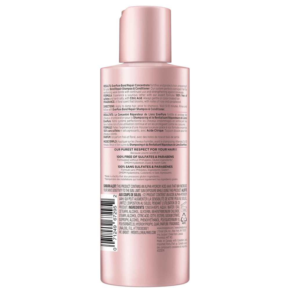 L’Oréal Paris EverPure Bond Repair, embalaje y diseño del producto
