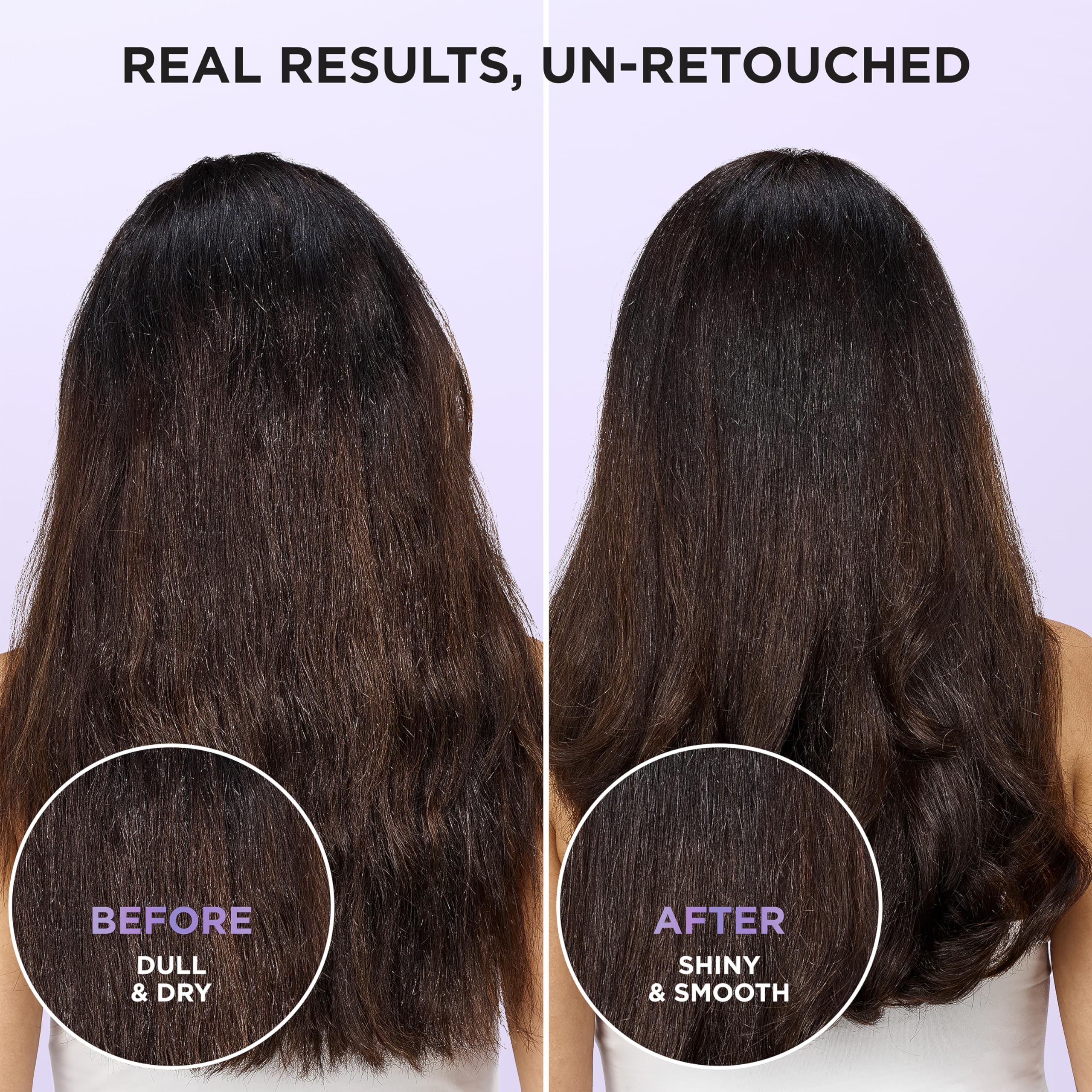 L'Oreal Paris EverPure Glossing boquilla de spray para aplicación uniforme y brillo duradero.