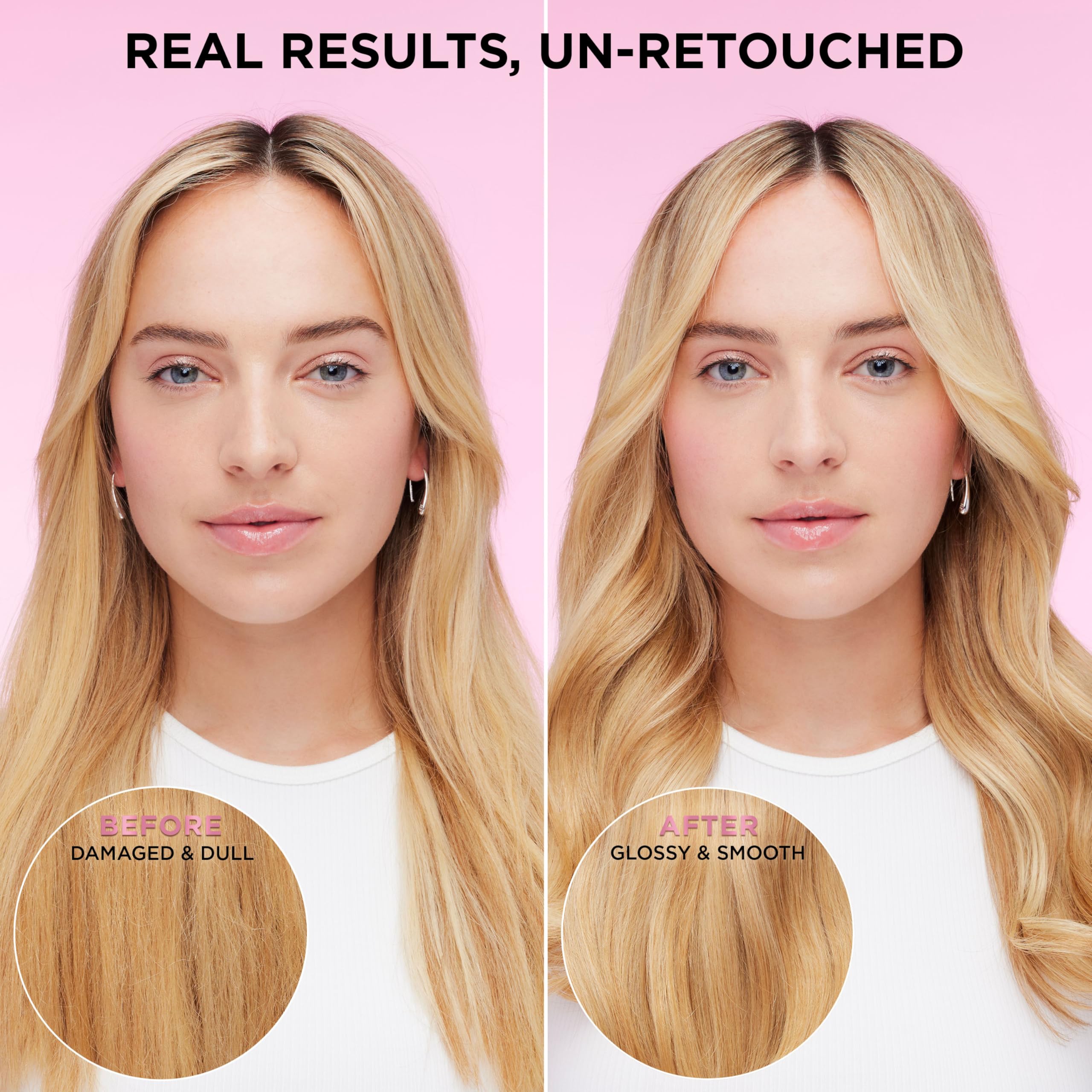 L'Oreal Paris EverPure Glossing Aplicacion de mascarilla, masaje suave sobre mechones.