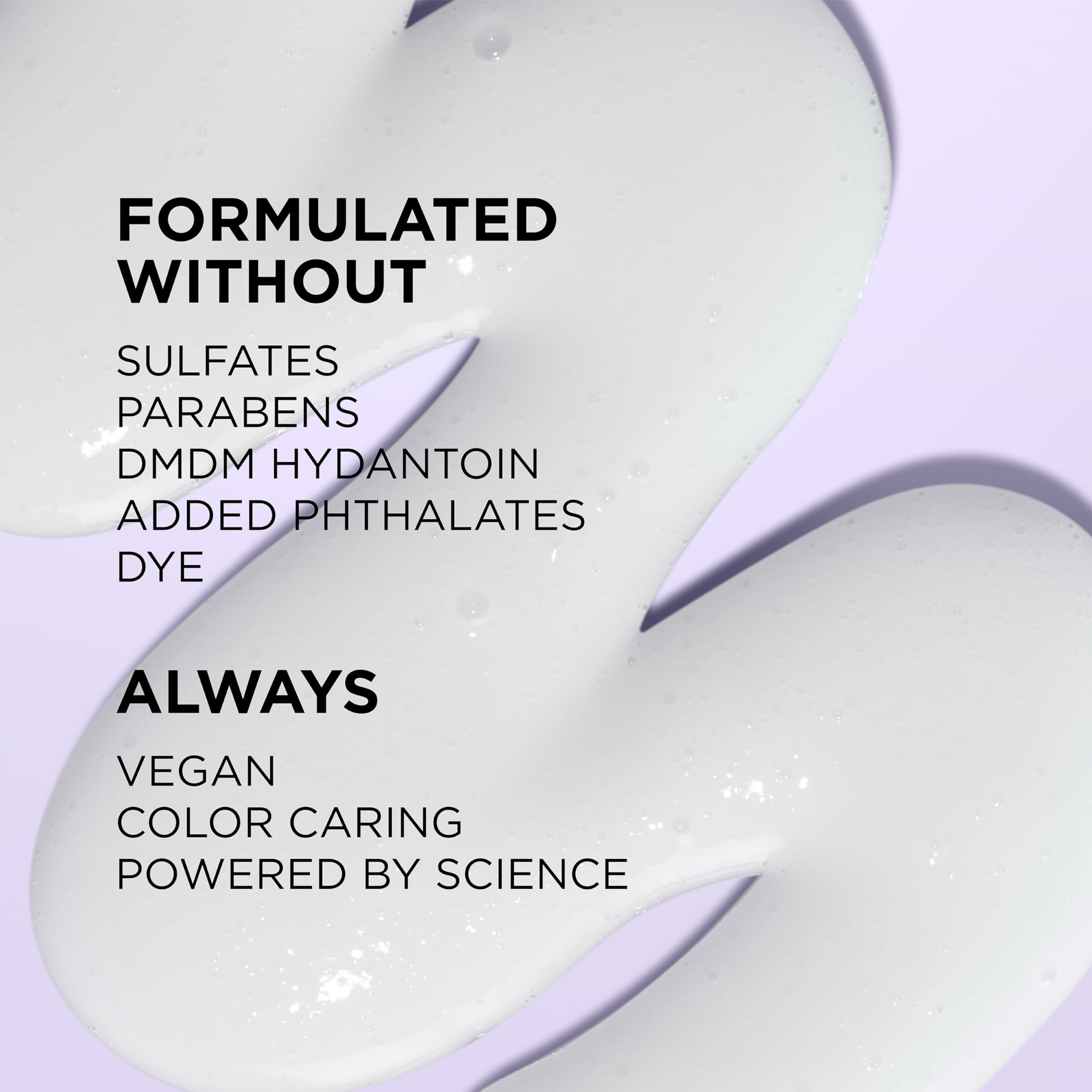 L'Oreal Paris EverPure Glossing con fragancia floral y fórmula vegana.