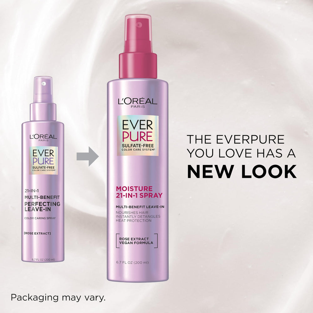 L'Oreal Paris EverPure, ingredientes almendra y rosas para cabello nutrido