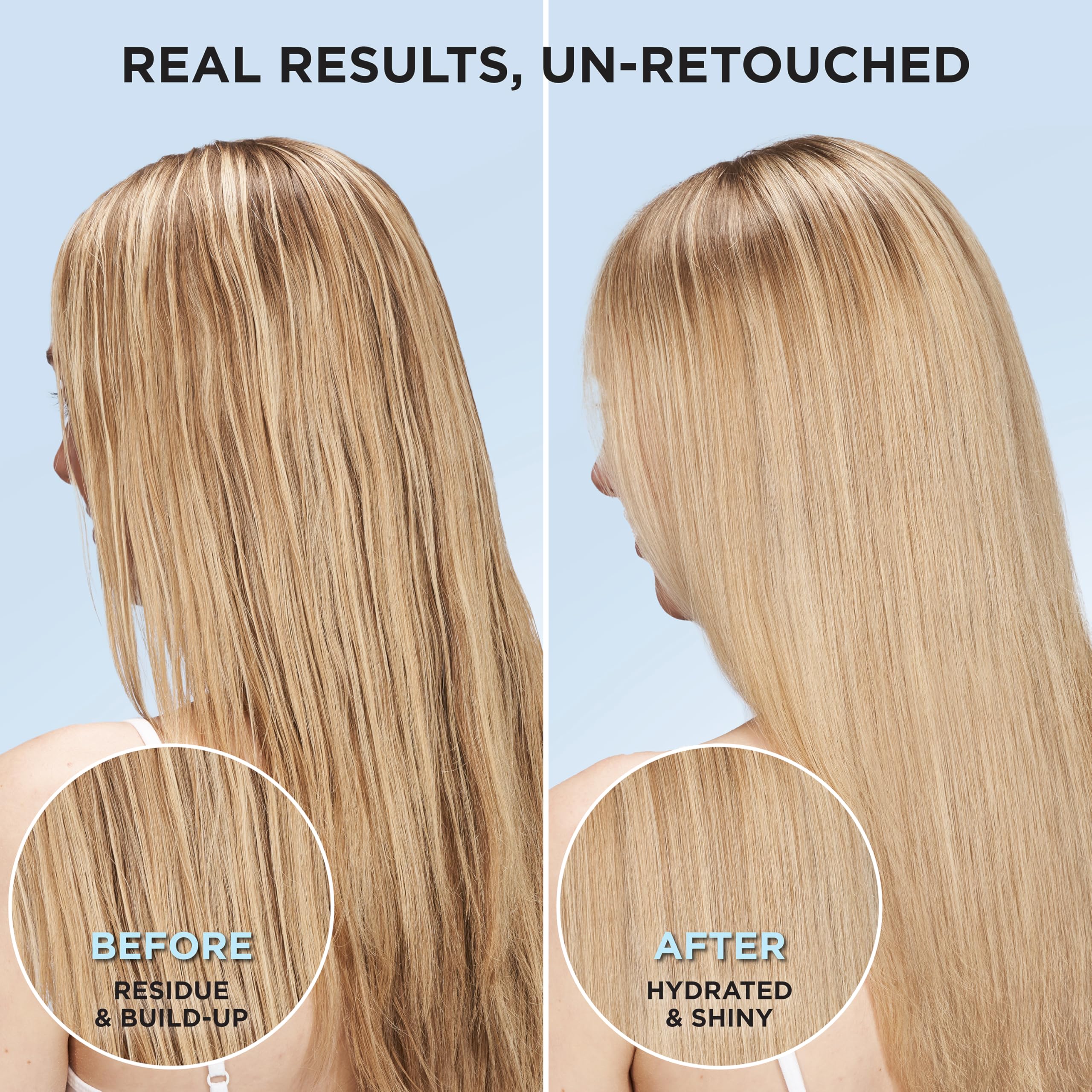 L'Oreal Paris EverPure Restore: etiqueta resalta antioxidantes y enfoque vegano.