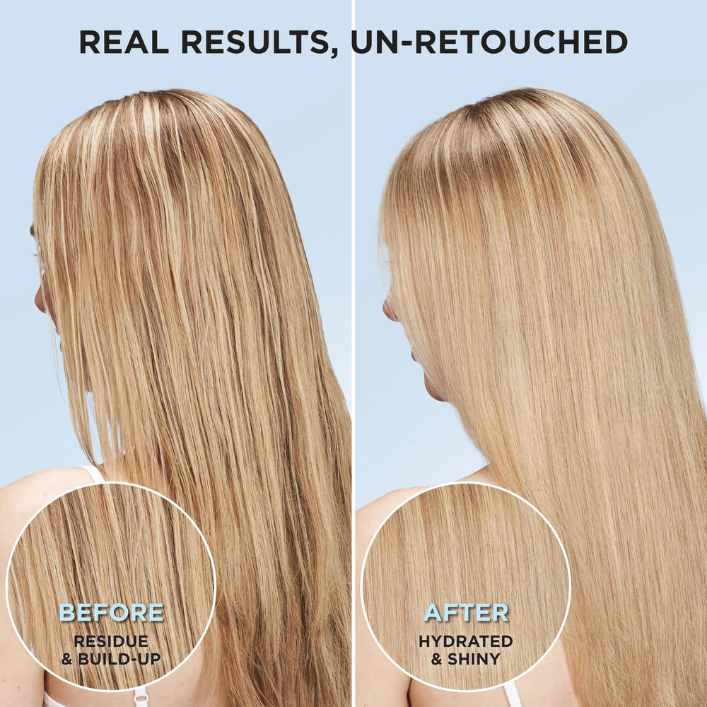L'Oreal Paris EverPure Restore: etiqueta resalta antioxidantes y enfoque vegano.