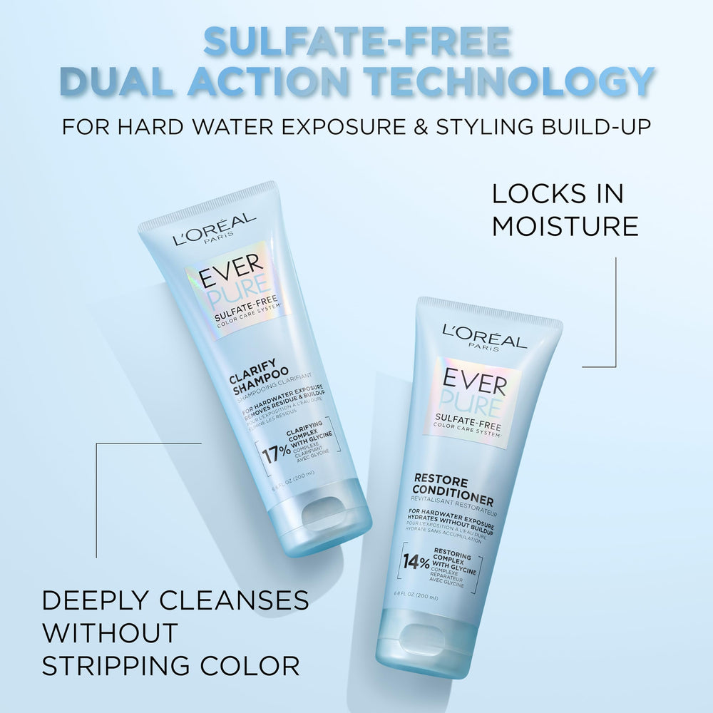 EverPure Restore: textura cremosa lista para hidratar y desenredar.