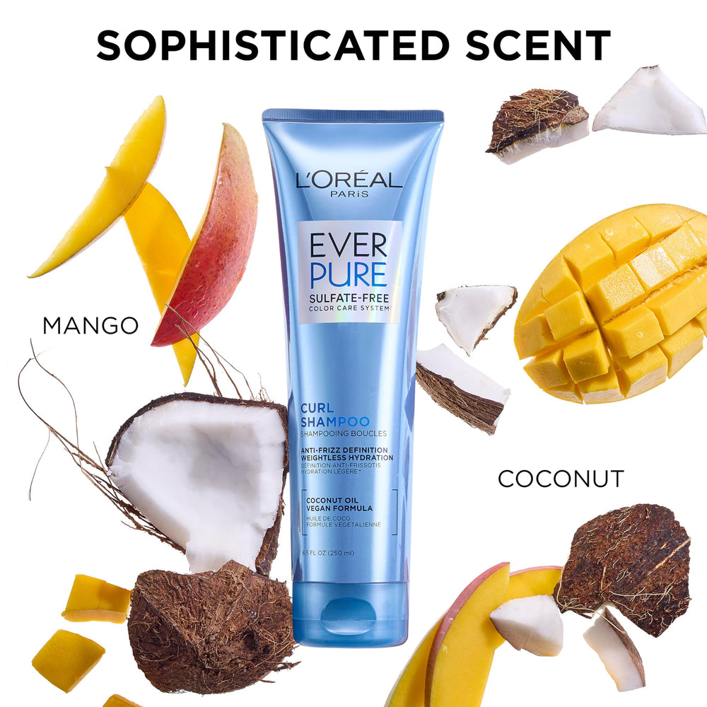 Sulfate-free EverPure label highlighting color protection