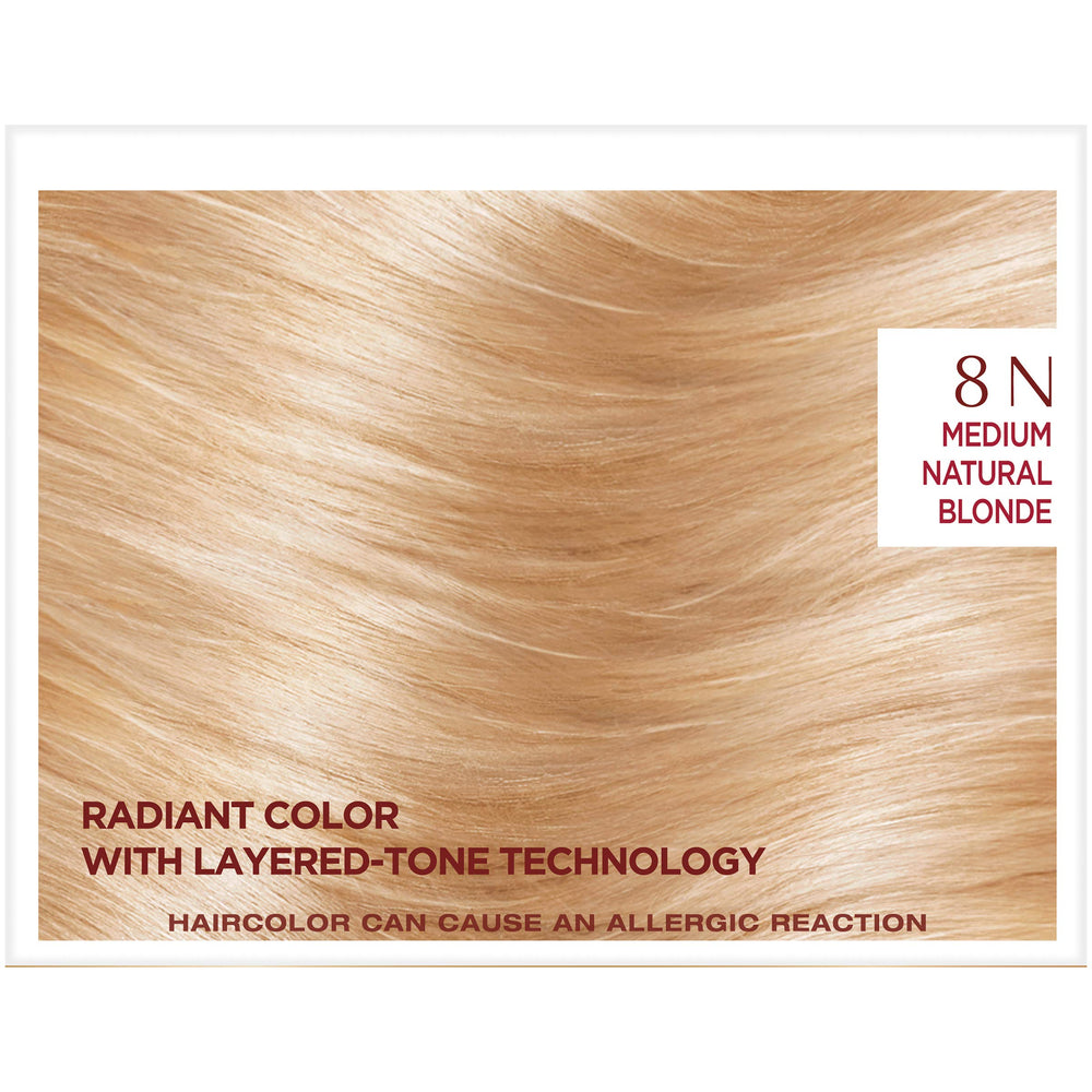 L'Oreal Paris Excellence Age Perfect color-glide-dye tube delivers smooth, even coverage.