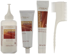 L'Oreal Paris Excellence Age Perfect root-regrowth shade blends with rest of hair for continuity.