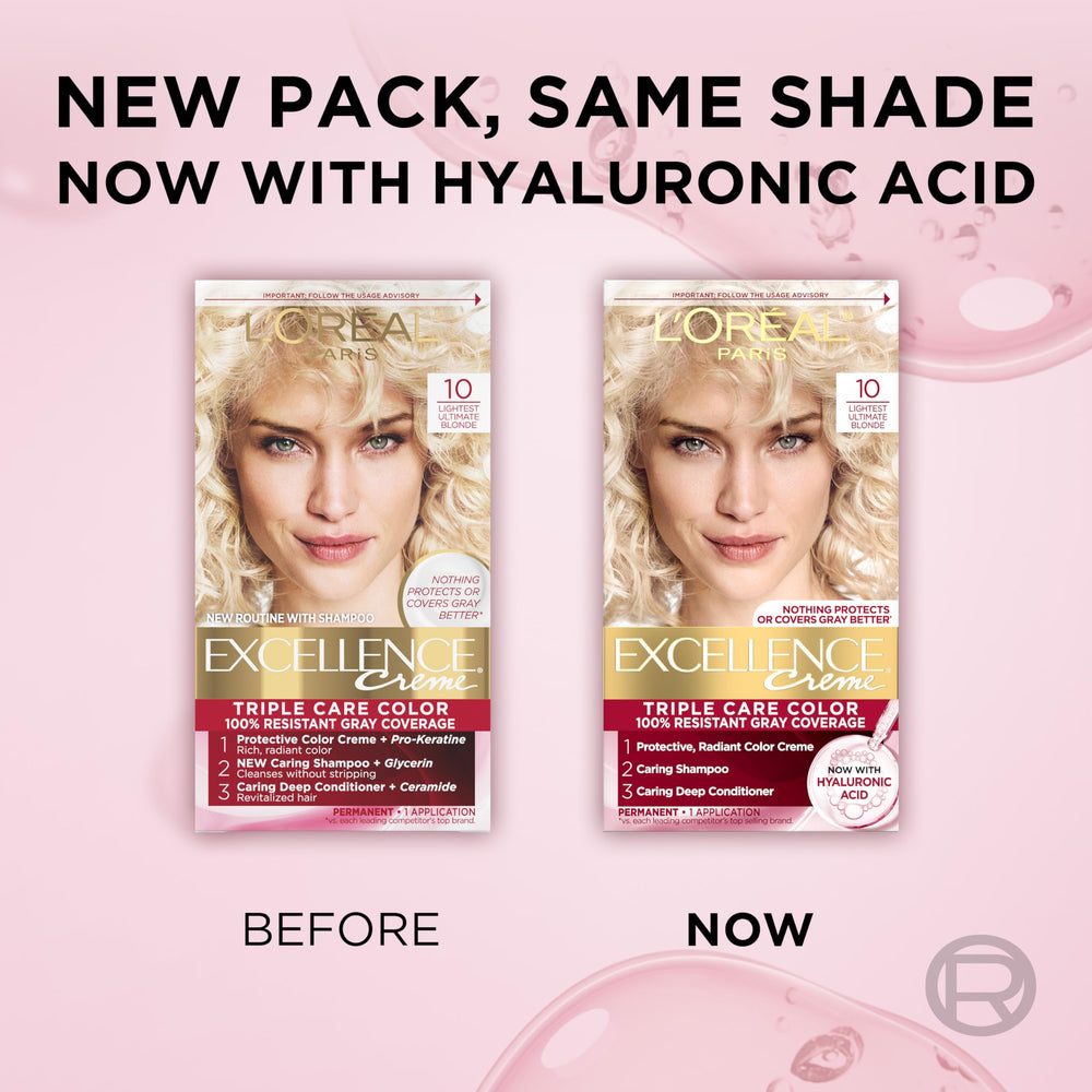 L'Oreal Paris Excellence Creme at-home color kit for professional-looking results.