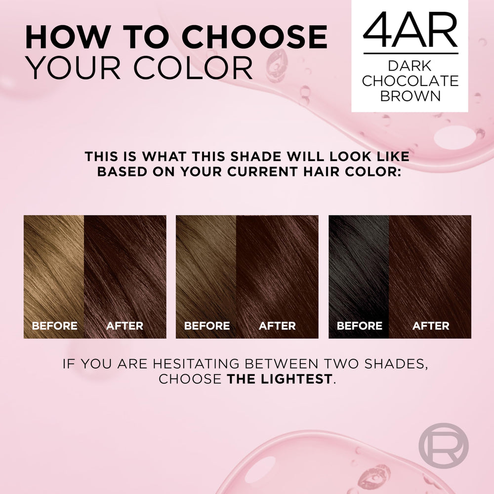L'Oreal Paris gloves and color bottle ready for easy application