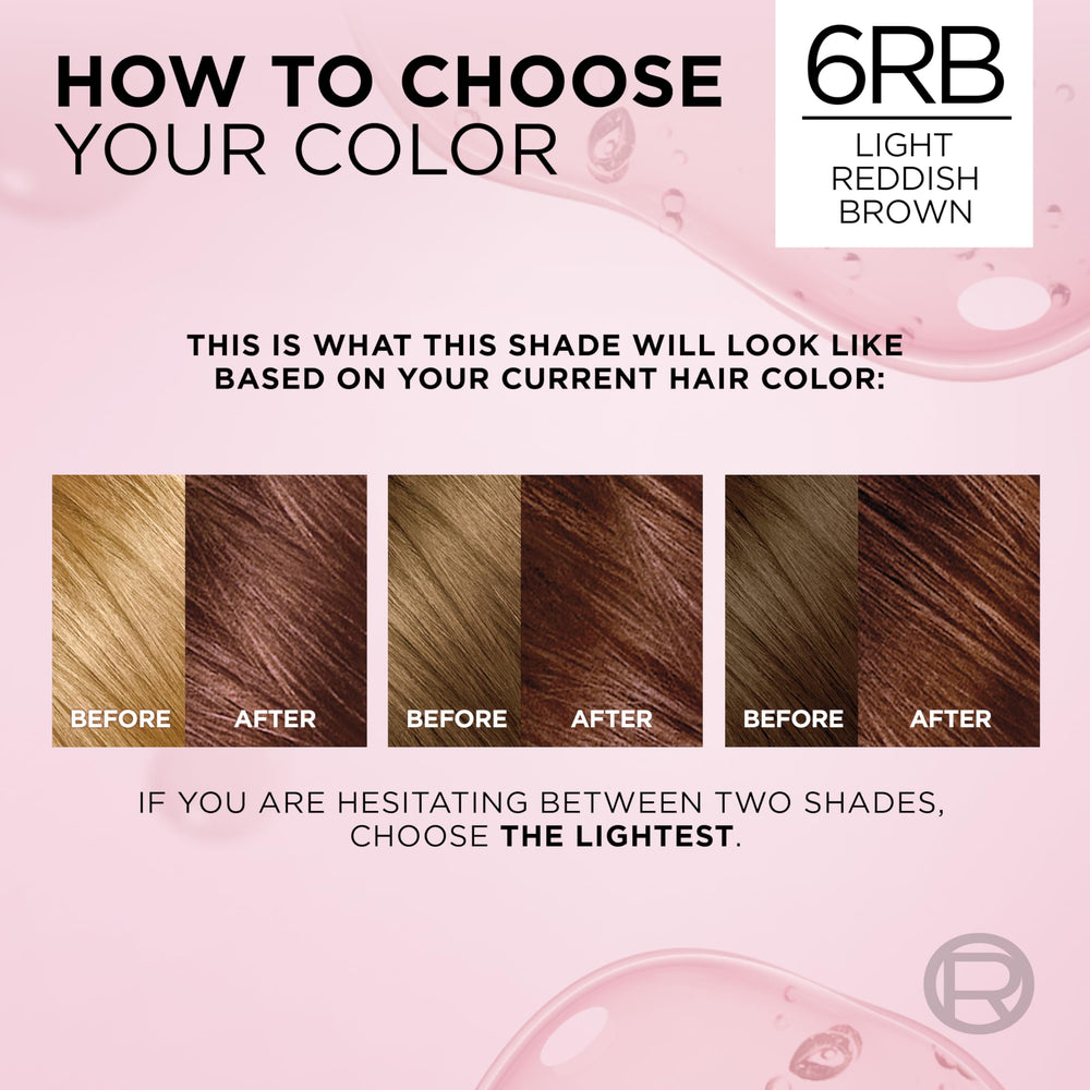 L'Oréal Paris Excellence Creme kit packaging with color cream, shampoo, and conditioner.