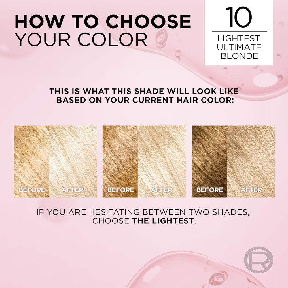 L'Oreal Paris Excellence Creme long-lasting color protection during wear.