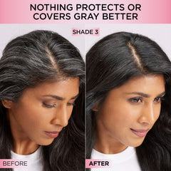 L'Oreal Paris Excellence Deep Conditioner with Hyaluronic Acid nourishes cuticles.
