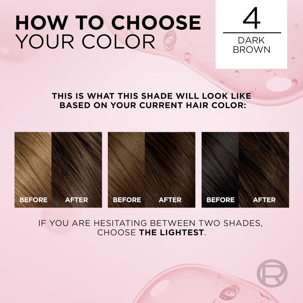 L'Oreal Paris Excellence kit contents laid out for easy use