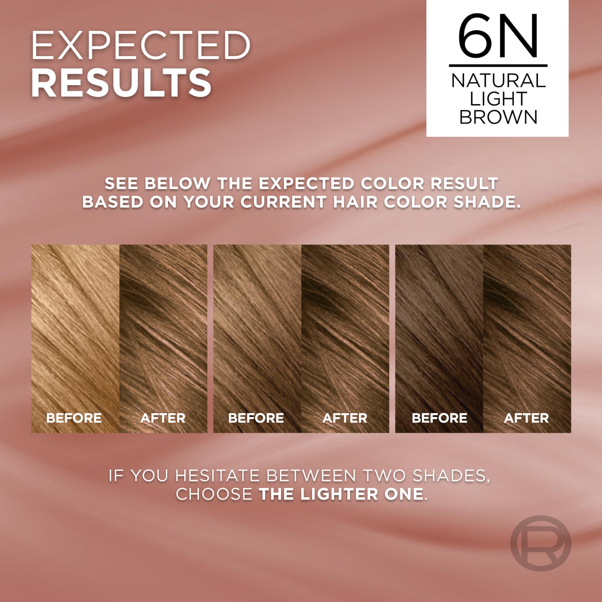 L'Oreal Paris Excellence Universal Nudes application gloves indicate mess-free coloring.