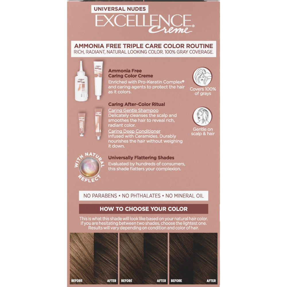 Coloring gloves included in the Excellence Universal Nudes kit