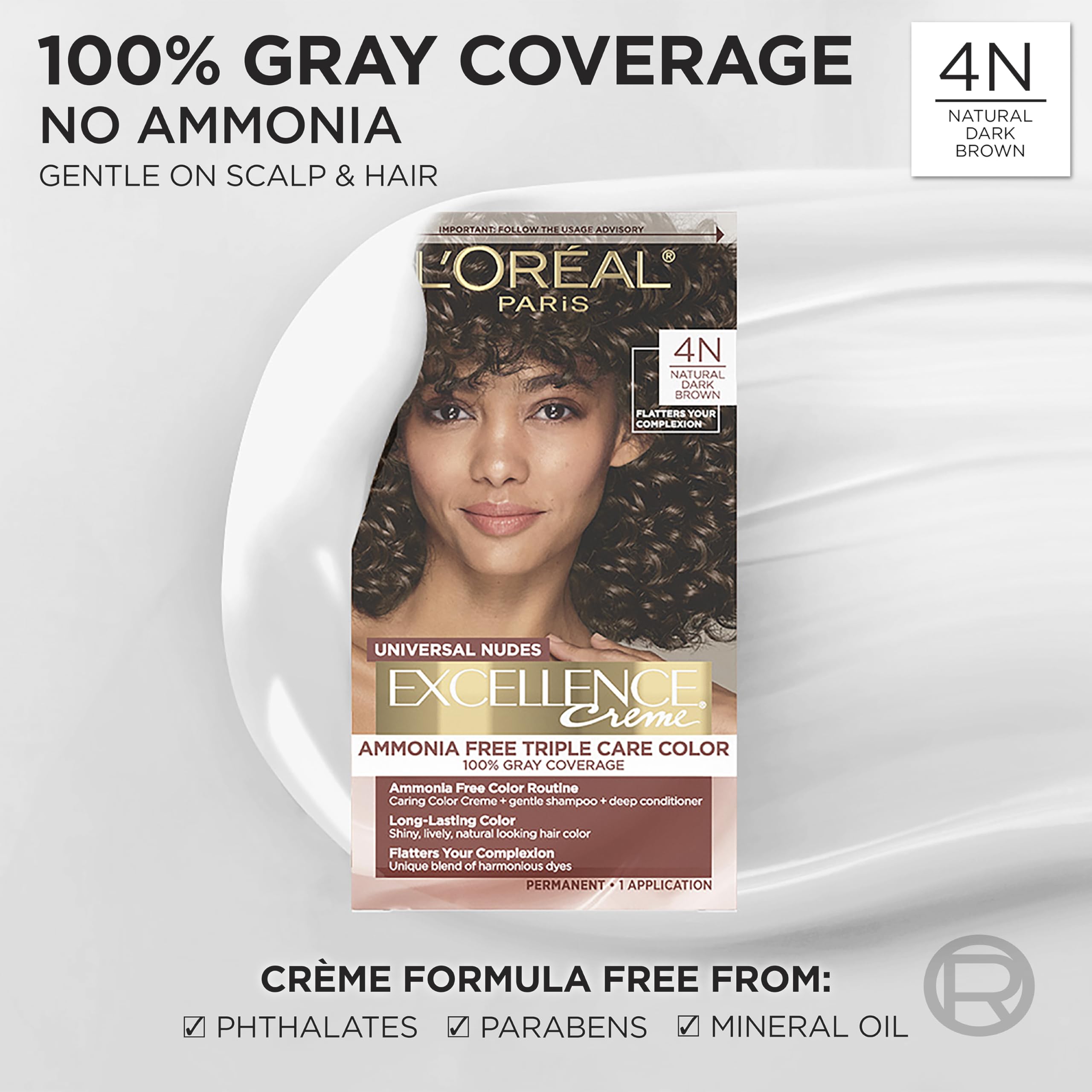 Excellence Universal Nudes color kit box and tube demonstrating the color routine