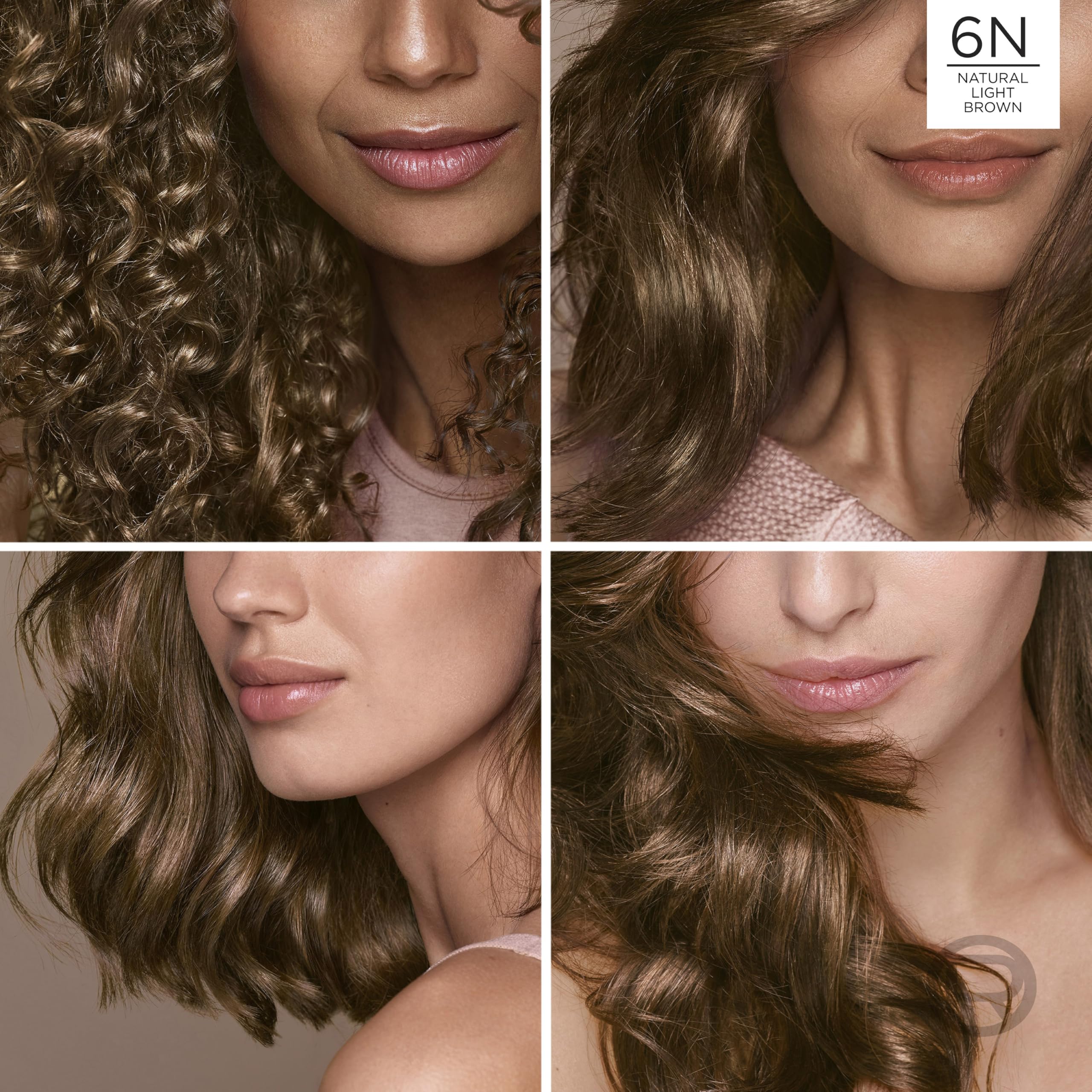 L'Oreal Paris Excellence Universal Nudes color swatches reveal natural warm and cool reflections.