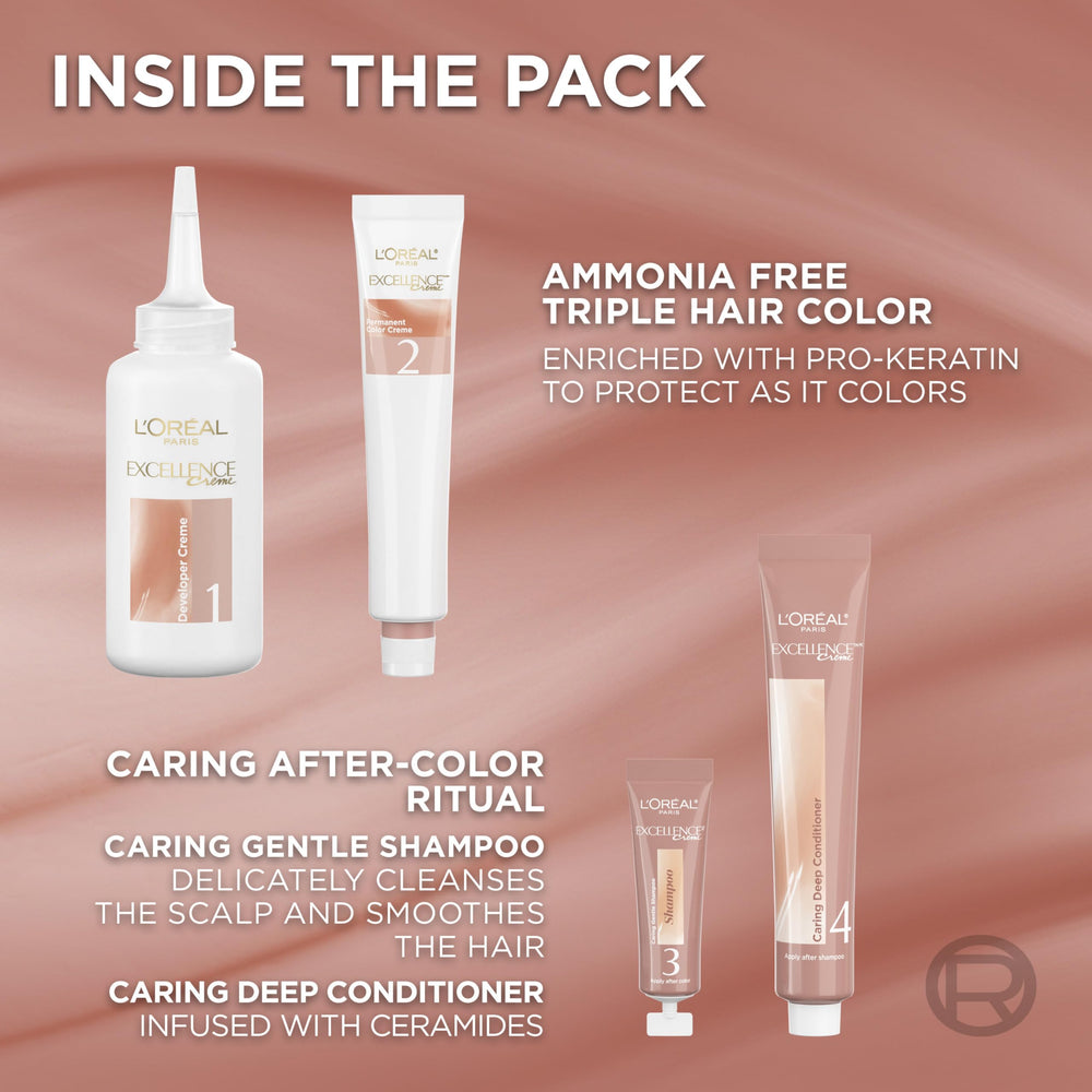 L'Oréal Paris Excellence Universal Nudes conditioner tube emphasizing ceramides nourishment.
