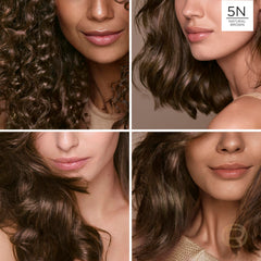L'Oreal Paris Excellence Universal Nudes gray coverage chart displaying 100% coverage