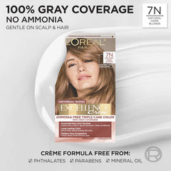 L'Oreal Paris Excellence Universal Nudes box packaging with ammonia-free label.