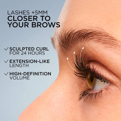 L’Oréal Paris Extensionist Efecto 5mm: elevación instantánea de pestañas.