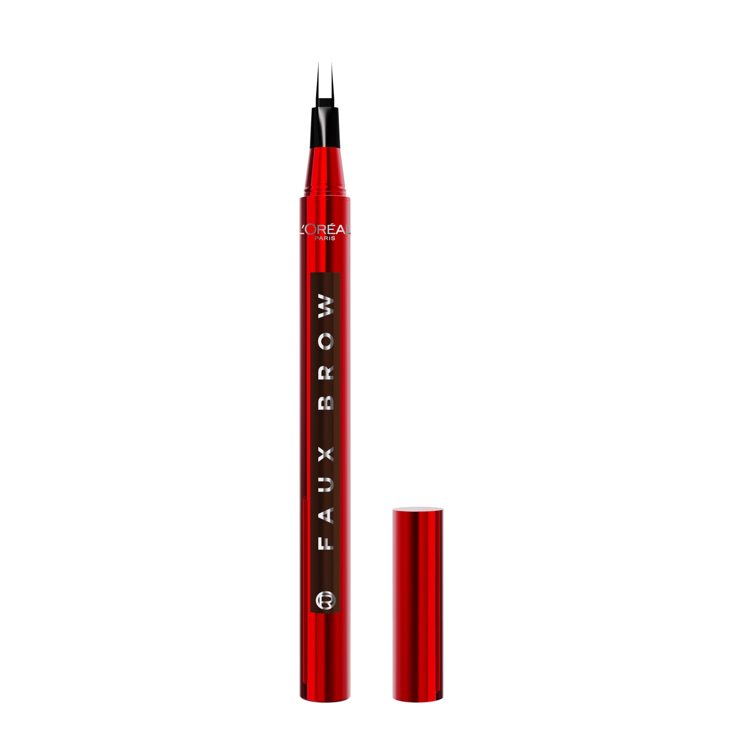 L'Oreal Paris Faux Brow double brush tip close-up for precise, natural-looking brow strokes.