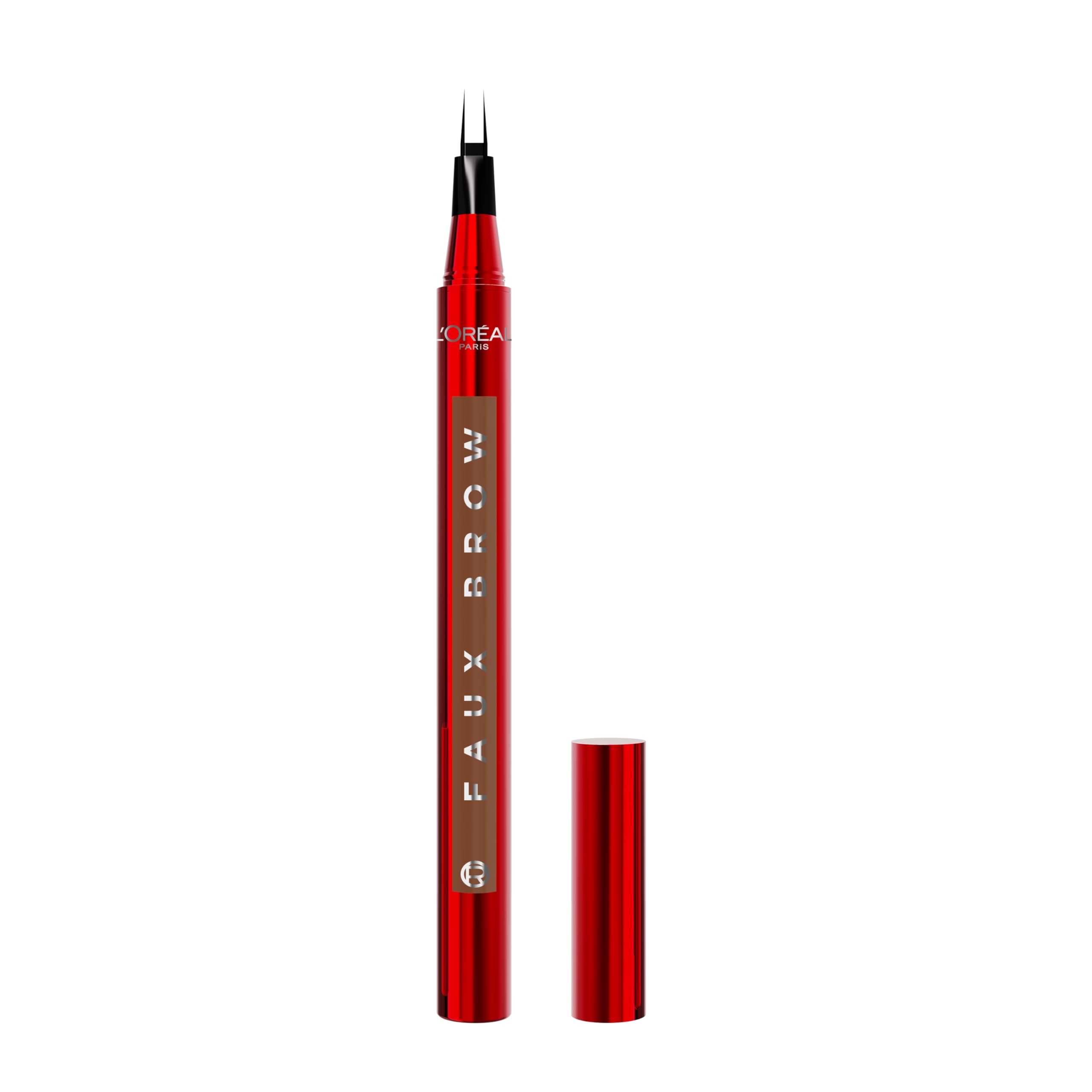 L'Oreal Paris Faux Brow double-brush tip showing natural, hair-like brow filling