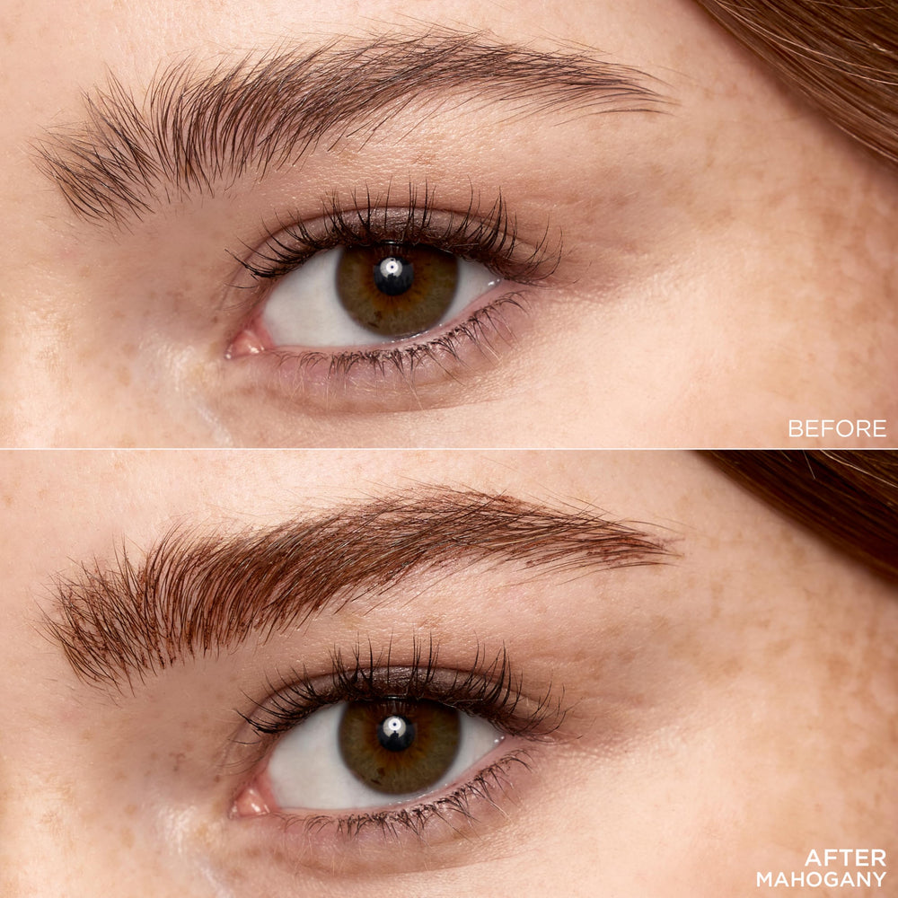L'Oreal Paris Faux Brow two-day wear visualization.