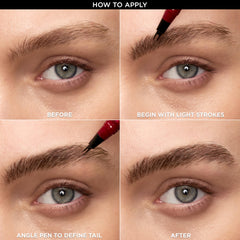 L'Oreal Paris Faux Brow waterproof formula resists heat and sweat