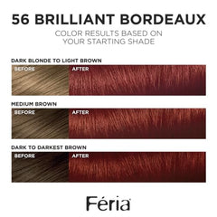 L'Oreal Paris Feria brush applies color for even coverage.
