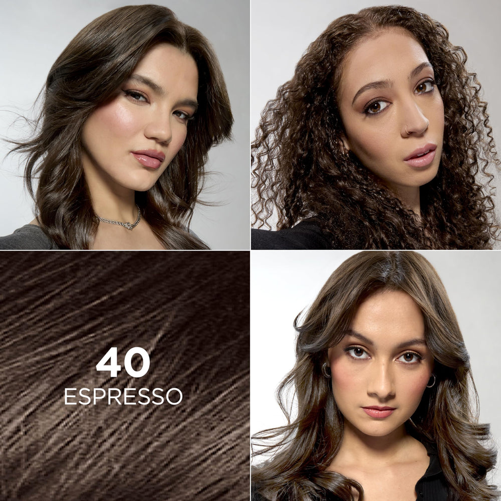 L'Oreal Paris Feria color swatch with multi-faceted shimmer hints for vibrant tones