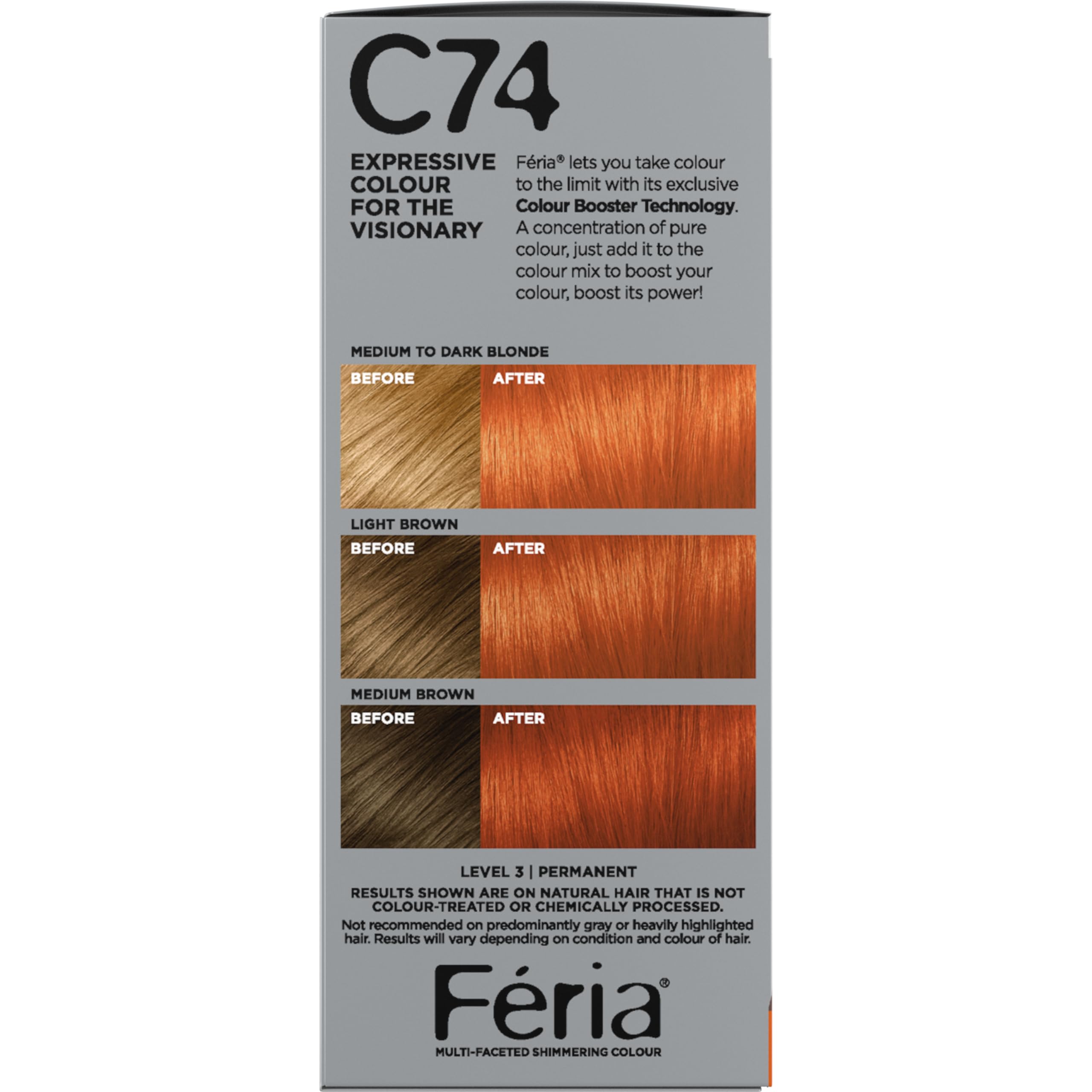 Root touch-up concept with Feria kit for seamless refresh