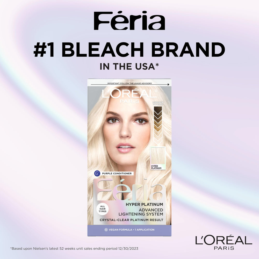 L'Oreal Paris Feria application brush for smooth coverage.