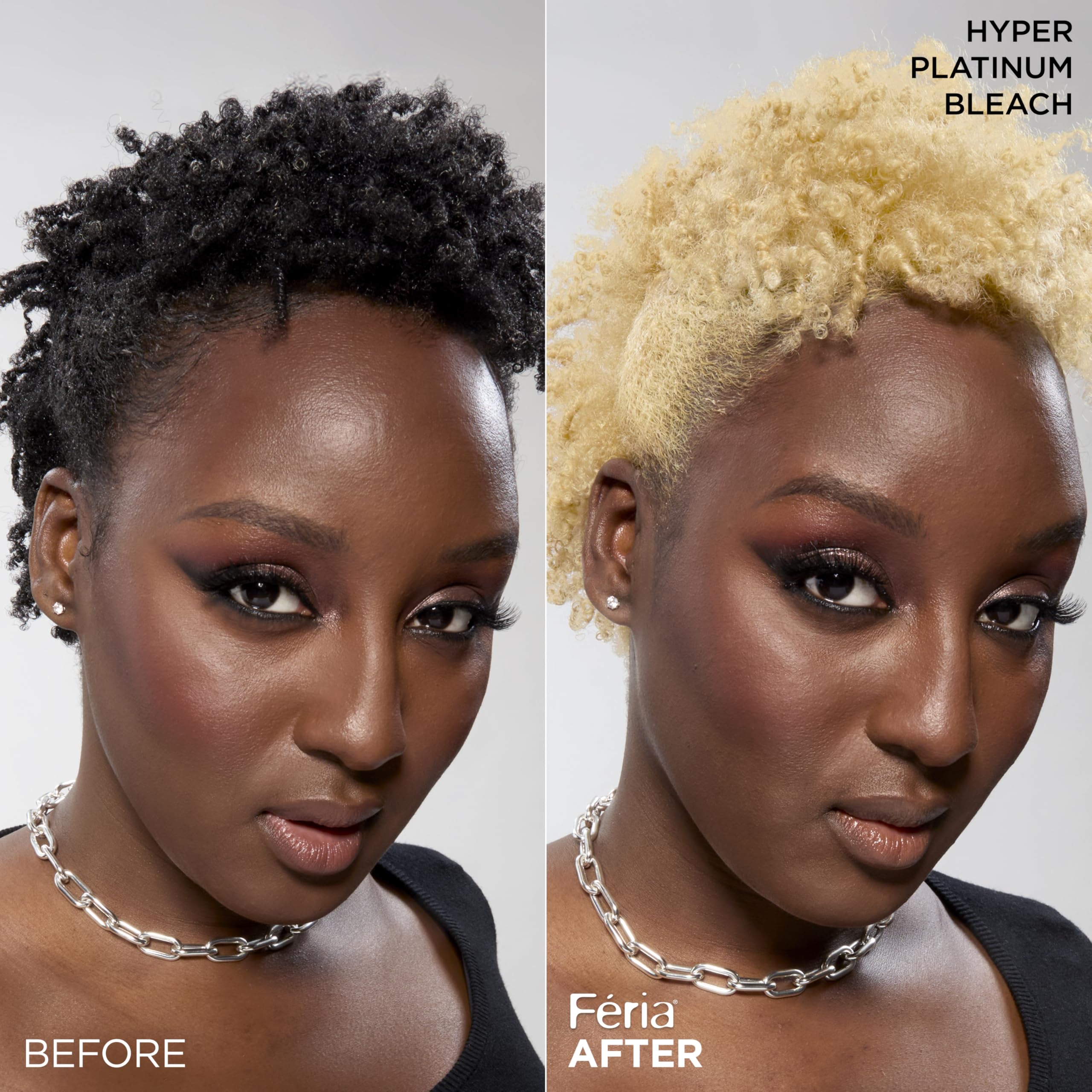 L'Oreal Paris Feria instruction leaflet guides safe home use.