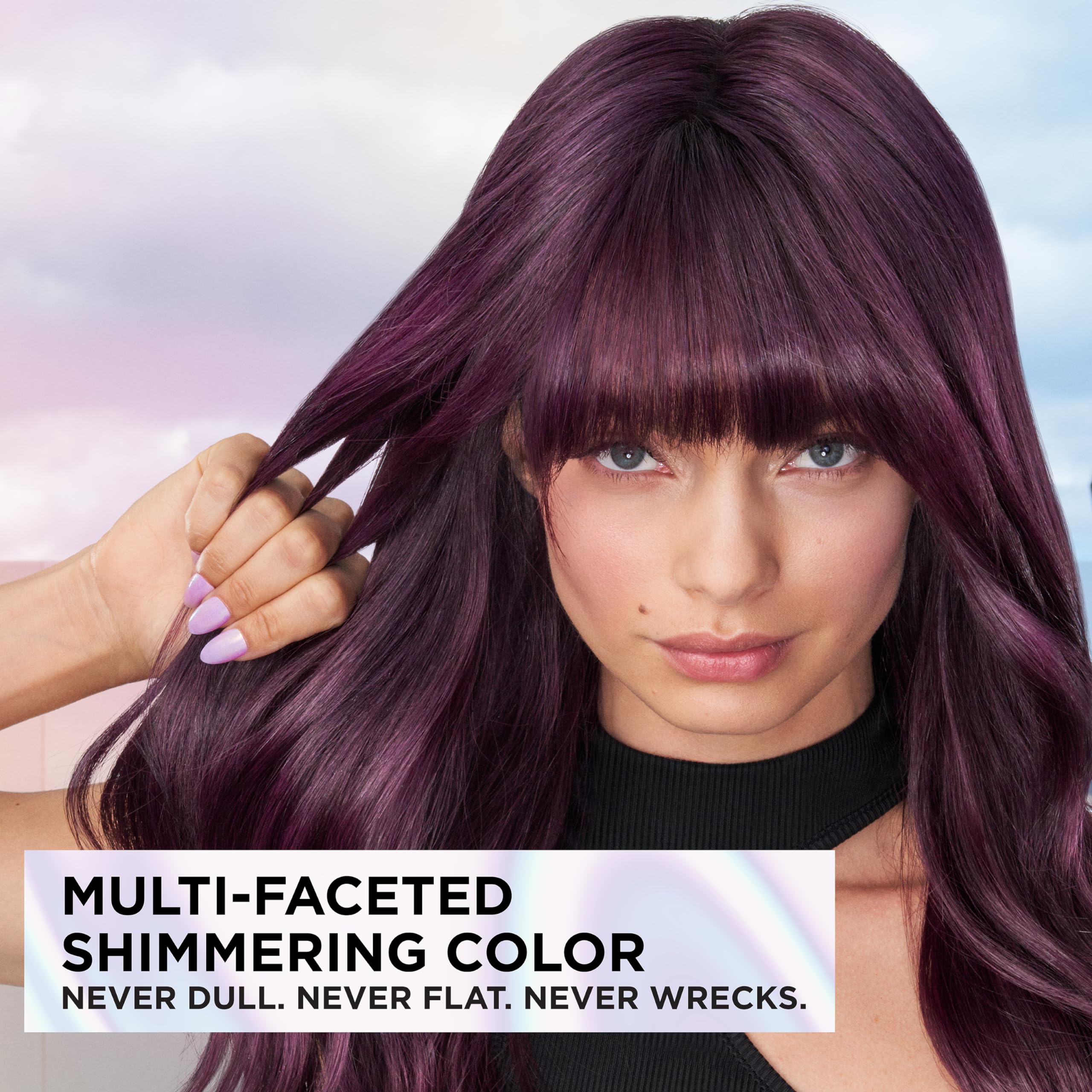 Pack of 2 Feria color kits for convenient at-home coloring.