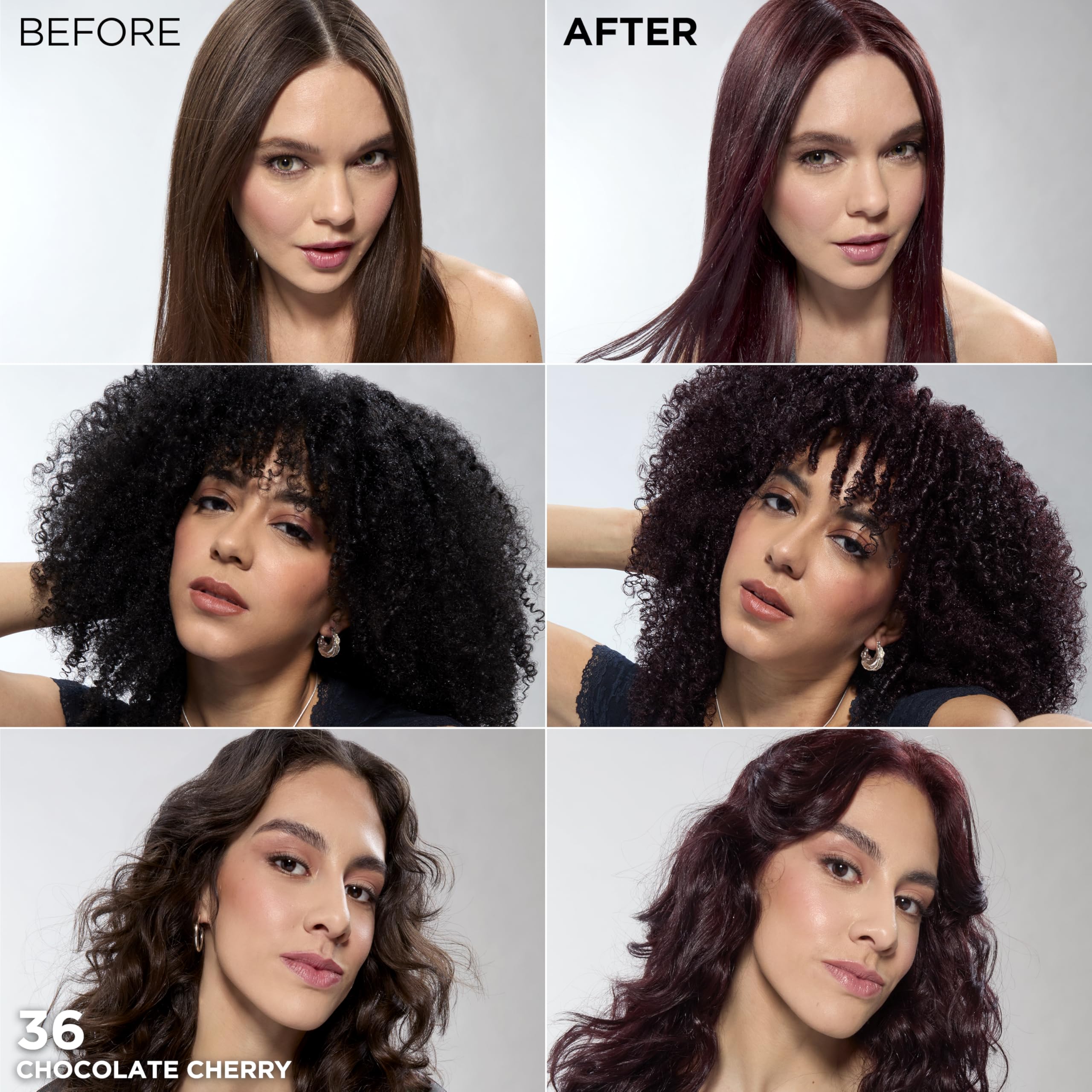 L'Oreal Paris Feria prismatic color spectrum inspires fashion-forward color choices.