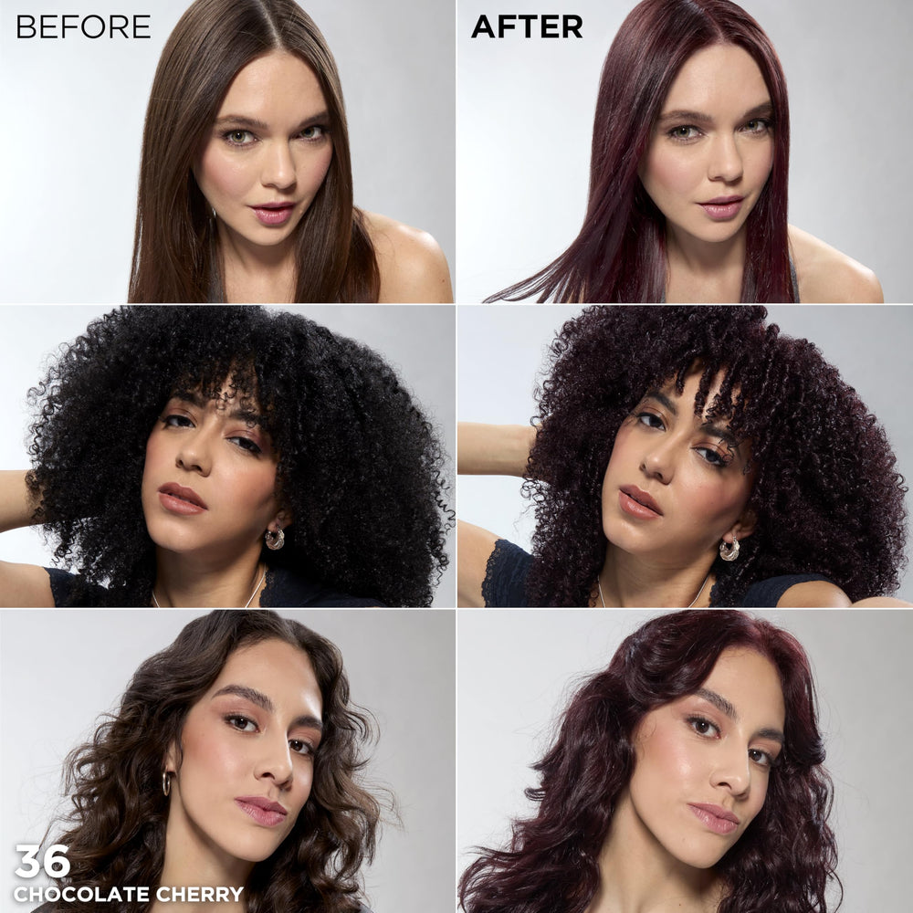 L'Oreal Paris Feria prismatic color spectrum inspires fashion-forward color choices.