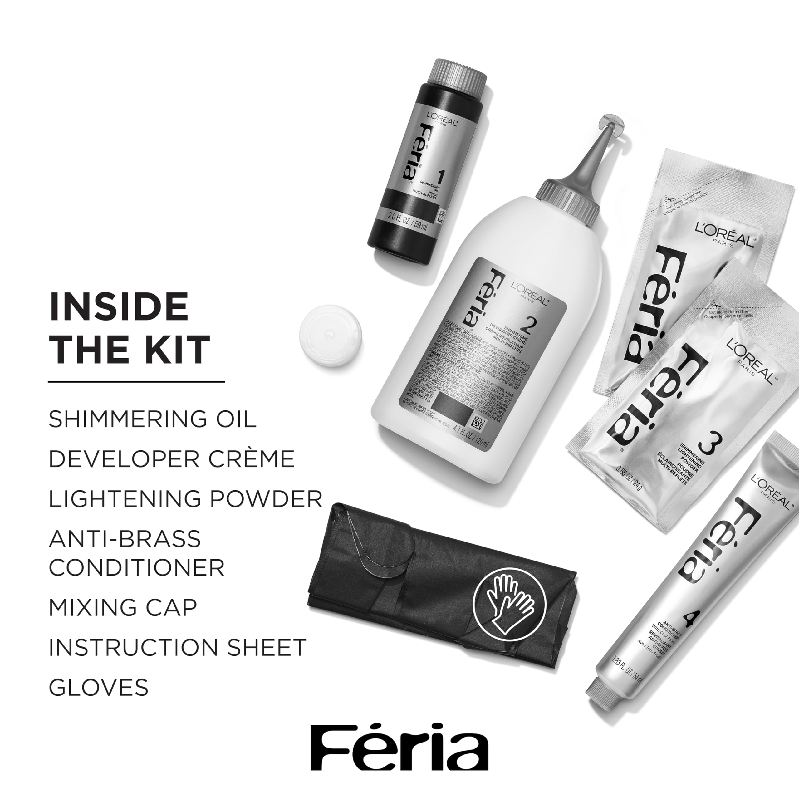 L'Oreal Paris Feria shade chart reveals 50 bold options for inspiration