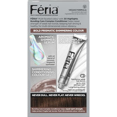 Close-up of Feria shimmering color with 3X highlights for depth.