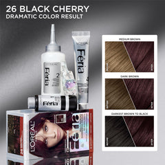 L'Oreal Paris Feria three-tone blend visual highlighting depth and shimmer