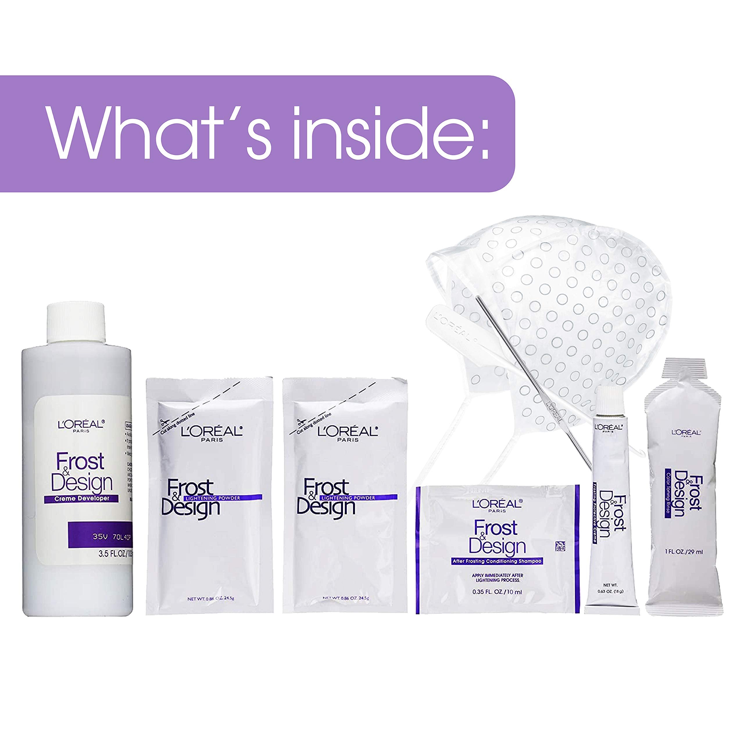 L'Oreal Paris Frost and Design no-mess application keeps mixing clean and simple.