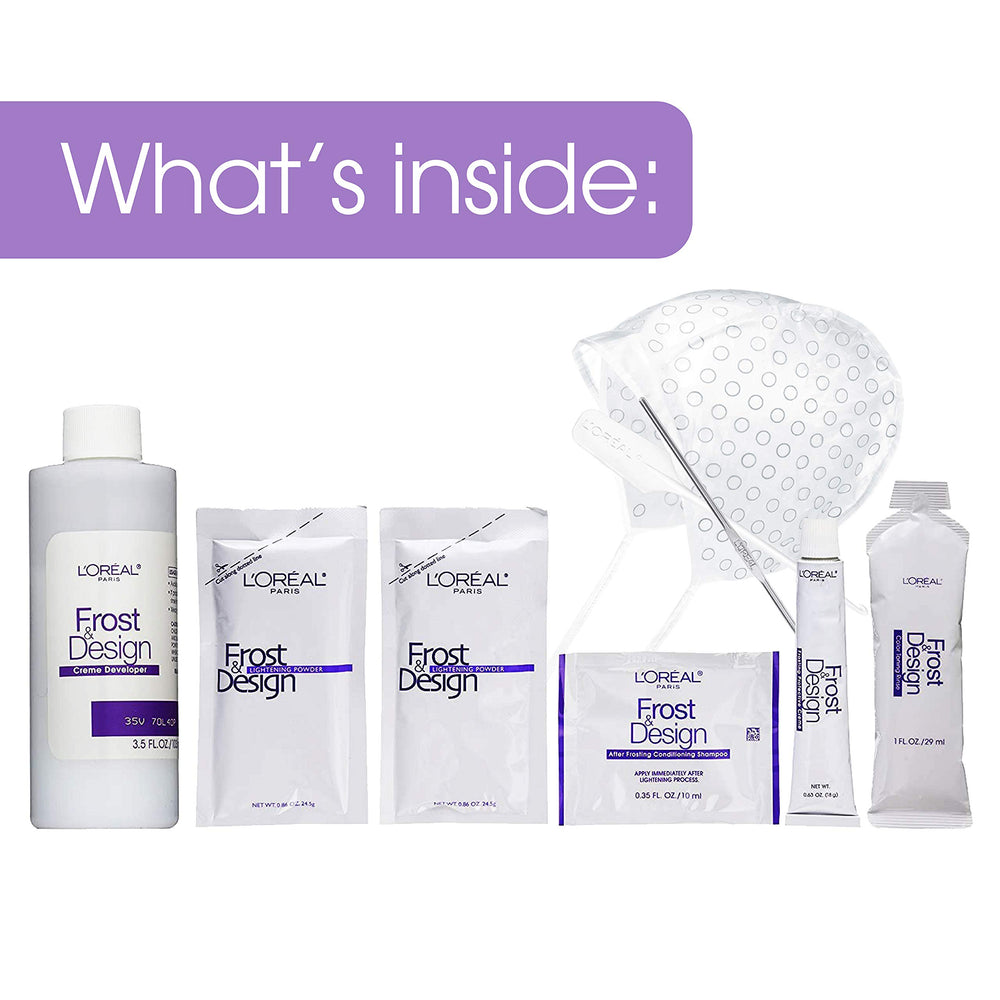 L'Oreal Paris Frost and Design no-mess application keeps mixing clean and simple.