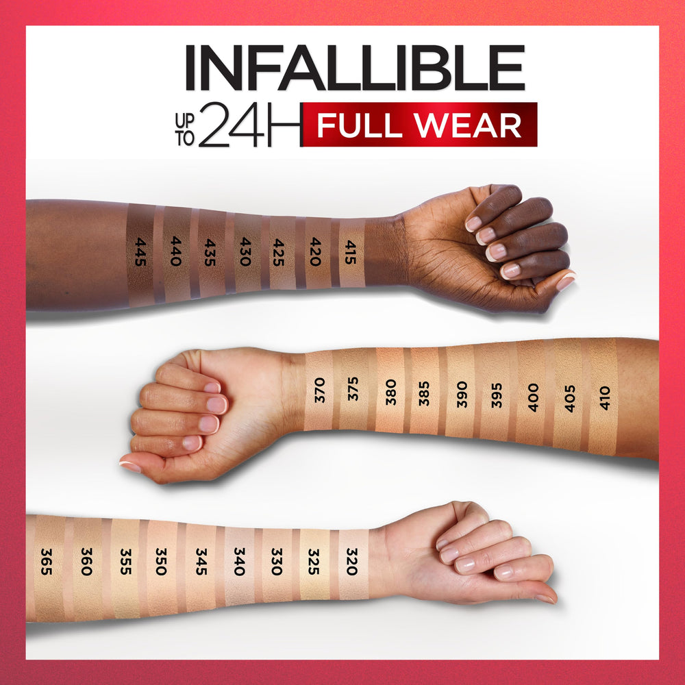 L'Oréal Paris Full Wear Concealer 24 horas de cobertura sin transfer.