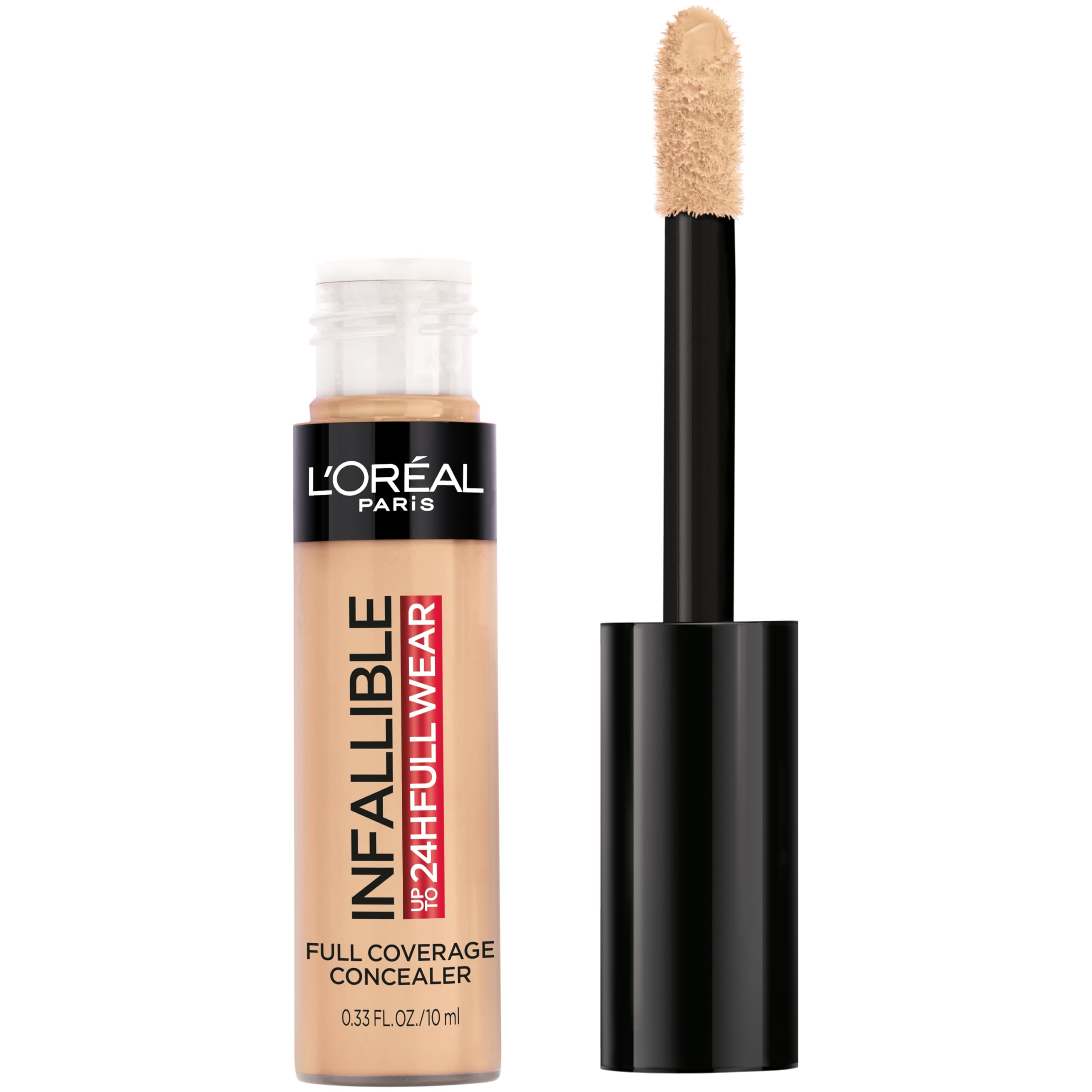 L’Oréal Paris Full Wear Concealer con aplicador extragrande para cobertura rápida y precisa