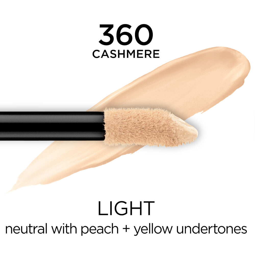 L'Oreal Paris Full Wear con aplicador grande facilita cobertura rápida.