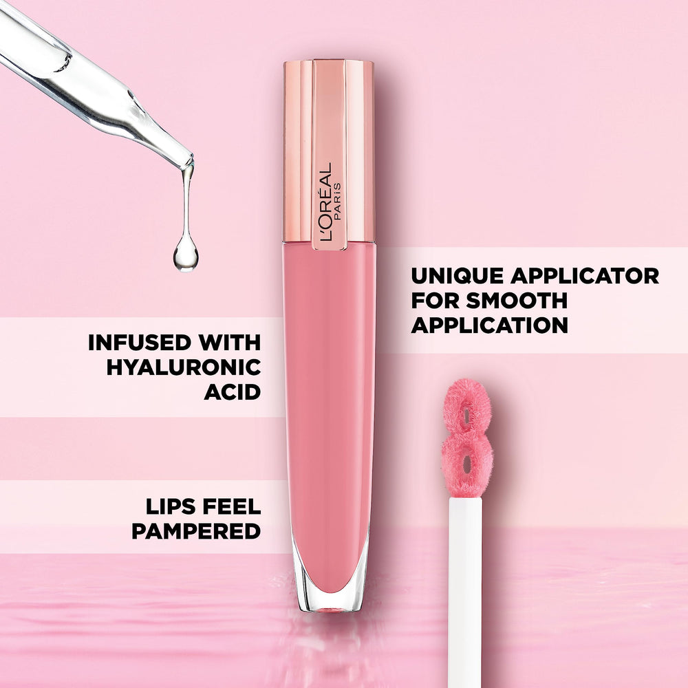 Brillo natural de Glow Paradise en labios realzados sin esfuerzo