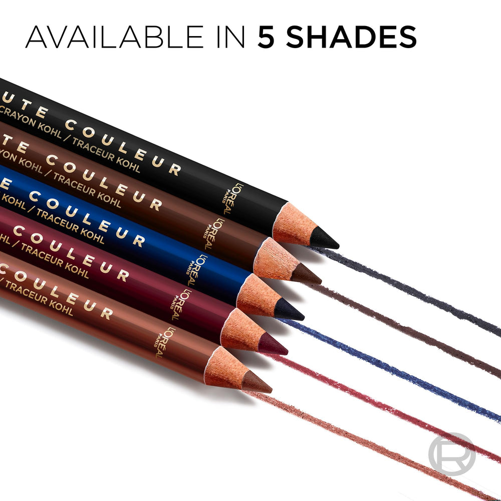 L'Oréal Paris Haute Couleur Kohl Eyeliner con manteca de karité para comodidad
