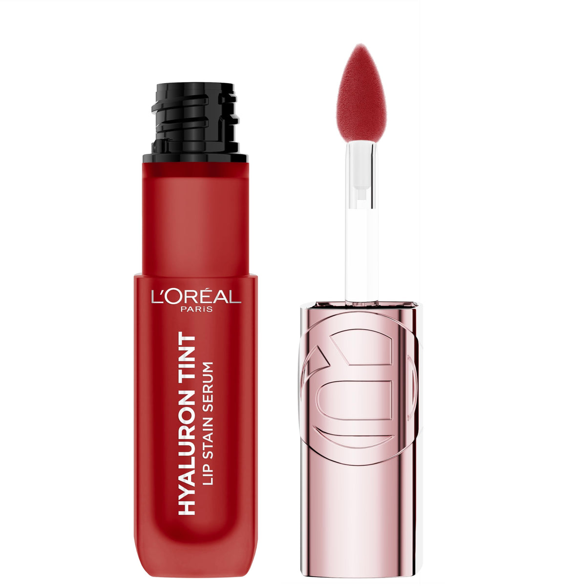 L'Oréal Paris Hyaluron Tint con aplicador preciso para color uniforme y cuidado labial.