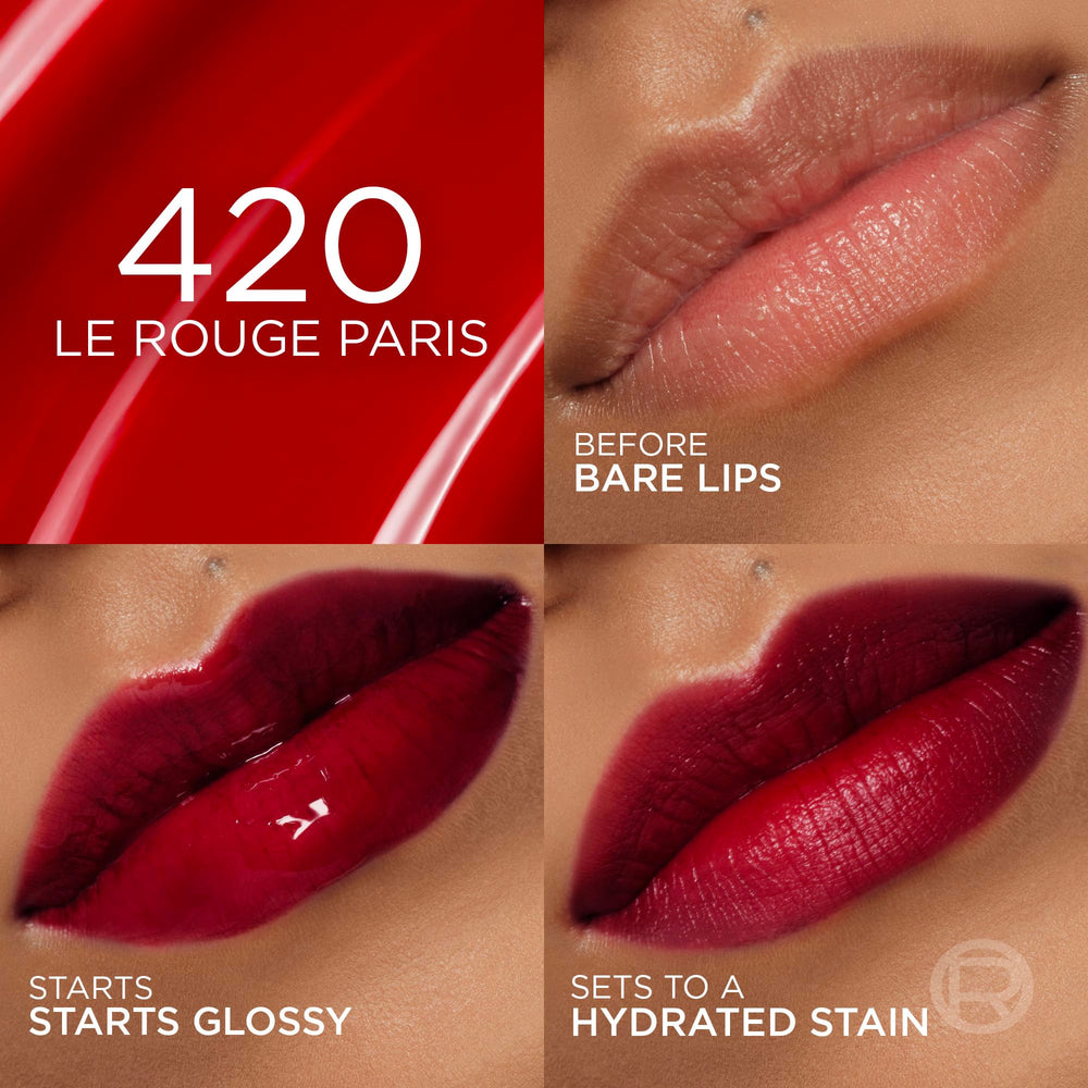 L'Oréal Paris Hyaluron Tint tono natural para labios suaves y hidratados.